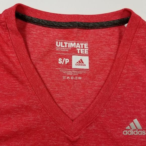 ADIDAS V Neck Logo Tee shirt - Picture 5 of 6